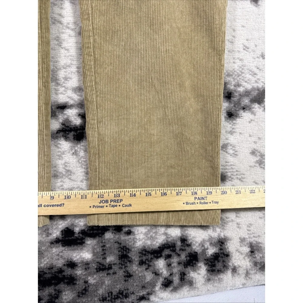 LL Bean Pants‎ Mens Size 36x32 Beige Corduroy Stretch Organic Cotton Preppy